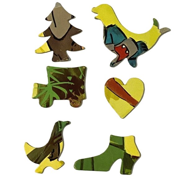 Jaymar Walt Disney JUNGLE BOOK Round Jigsaw Puzzle Lot of 2 - Picture 6 of 12